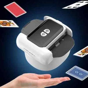 Automatic Card Shuffler Dealer Machine Rechargeable Playing Card Poker Sorter AU - Picture 1 of 13