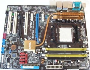 ASUS M2N-SLI DELUXE , AM2/AM2+/AM3 CPU support , AMD Motherboard - Picture 1 of 5