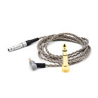 120cm/4ft  6.35mm/3.5mm Braid Audio Cable For AKG K812PRO K872Pro headphones