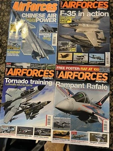 AIRFORCES MONTHLY MAGAZINE LOT OF 4 2017-2019 - Picture 1 of 1