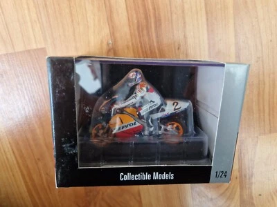 ONYX 1/24 HONDA NSR V4 HRC REPSOL ALEX CRIVILLE #2 MOTO GP MOTORCYCLE XM047 - Image 1 of 3