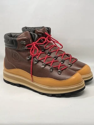Moncler Cuero Trek Senderismo Botas talla 45/us talla 12 Venta al por menor $960 Foto 1 de 4