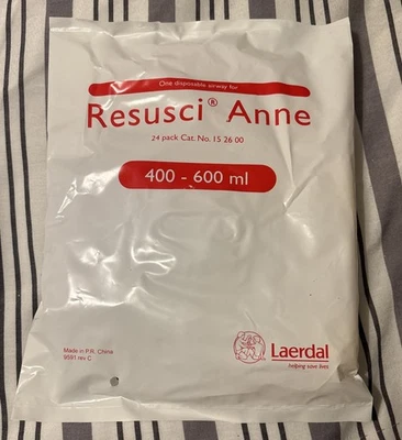 12 x Laerdal Resusci Anne Ersatz Airways 400-600ml HLW Trainingspuppe - Bild 1 von 2