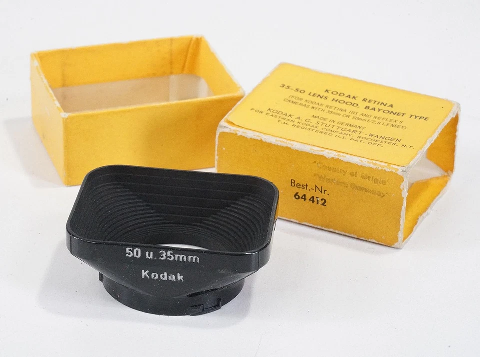 SOMBRA KODAK PARA 50/2 KODAK RETINA IIIC/IIC, IB & RETINA REFLEX, EN CAJA/226060 Foto 1 de 1