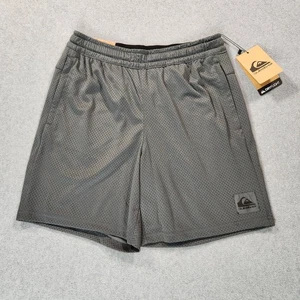 Pantalones Cortos Quiksilver DRYFLIGHT Malla Para Hombre Talla S Gris Cremallera Bolsillo Forrado Absorbente Nuevos con Etiquetas - Imagen 1 de 14