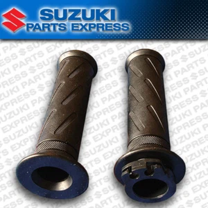 NEW SUZUKI OEM GRIPS & THROTTLE TUBE SET GSXR 600 750 1000 V-STROM DL 650 AN400 - Picture 1 of 5