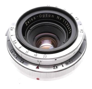 Zeiss Opton Biogon 1:2.8 f=35mm Contax RF chrome rare coated lens - Picture 1 of 14