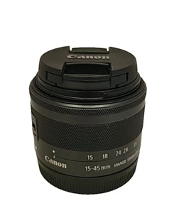 Canon EF-M 15-45mm F/3.5-6.3 IS STM Lens with Caps - Picture 1 of 8