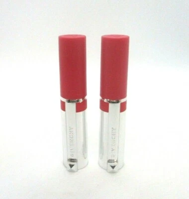 Lot of 2 Givenchy Le Rouge  Liquide ~ 205 Corail Popeline ~ 3 ml x 2 Full Size - Image 1 of 3