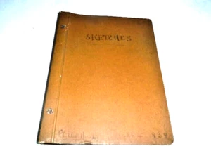 Sammelalbum mit 20 Original Kabuki Skizzen signiert P H - Phyllio Hornby?  1938/39 - Bild 1 von 24