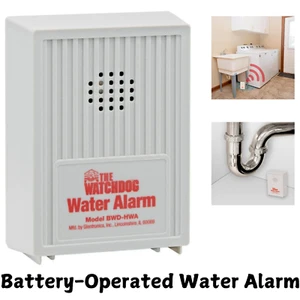 THE BASEMENT WATCHDOG Model BWD-HWA 110 dB Battery Operated Water Alarm-NEW - Picture 1 of 6