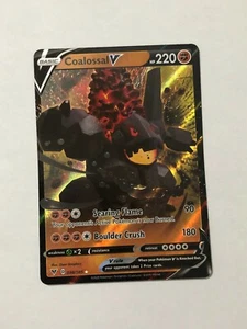 Pokemon Card Vivid Voltage Coalossal V 098/185 Near Mint - Picture 1 of 2