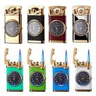 Multifunction Metal Windproof Jet Torch Butane Gas Watch-MensGifts Lighter V5Z3