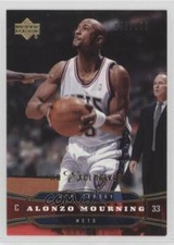 2004-05 Upper Deck Gold UD Exclusives 18/100 Alonzo Mourning #117 HOF