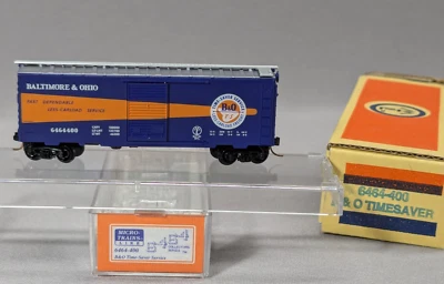N Scale MTL~Lowell Smith # 6464-400  BALTIMORE & OHIO Time Saver 40' Box Car B&O - Image 1 of 4