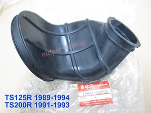 Suzuki TS125 TS200 TS125R TS200R Air Cleaner Joint OEM Rubber PIPE 13881-03D00 - Picture 1 of 8