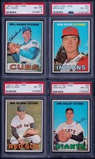 PSA 8 1967 OPC O-pee-chee by Topps #36 Bob Tillman Boston Red Sox LOW POP 6