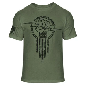 Camiseta American Pride Electrician Hero Electrical Worker Superhero - A16 - Imagen 1 de 7