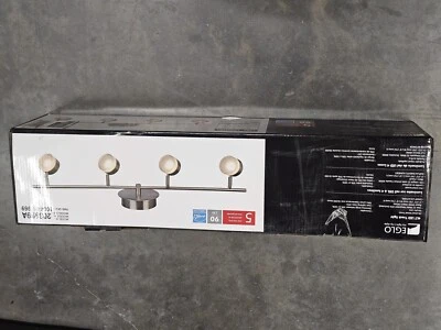 Eglo 203999A Newport Hill 4 luces LED pista de montaje semi-al ras - níquel Foto 1 de 3