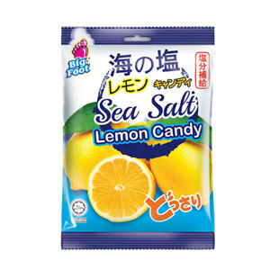 [BIG FOOT] Sea Salt Lemon Individually Wrapped Hard Candy 150g NEW