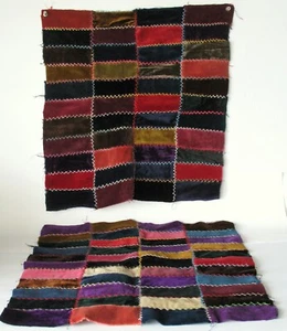 Ant. Lancaster Pennsylvania Patchwork Crazy Quilt Pieces Homespun Primitive - Picture 1 of 5