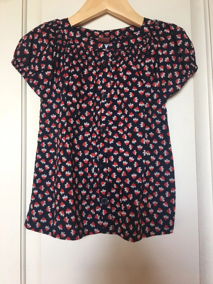 Tea Collection Floral Top Girls • Size 4T • EUC *A-005 - Image 1 of 4