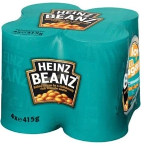 heinz baked beans for delicious meals (4 packs ) - Picture 1 of 2