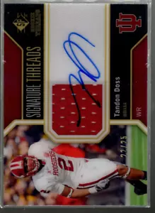 B3818- 2011 SP Authentic Signature Threads #THTD Tandon Doss Auto Jersey /25 - Picture 1 of 2