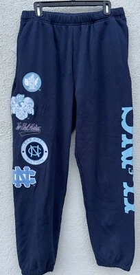 Mitchell & Ness NC Tar Heels City Fleece Sweatpants Embroidered Large MSRP $90 - Image 1 of 4