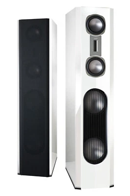 Quadral Aurum Vulkan 9 High End Standlautsprecher Neuware weiß Piano Finish - Bild 1 von 4