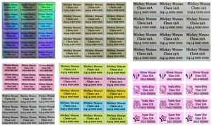 Custom Personalised Name Stickers Vinyl Tag / Label, 3.0 X 1.5 CM, Waterproof - Picture 1 of 9