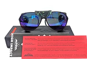 Vintage ALPINA Mirrored Sunglasses " FUNICE " W Germany 80s Large ORIGINAL Rare - Picture 1 of 14