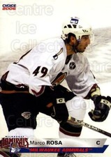 2005-06 Milwaukee Admirals Choice #12 Marco Rosa