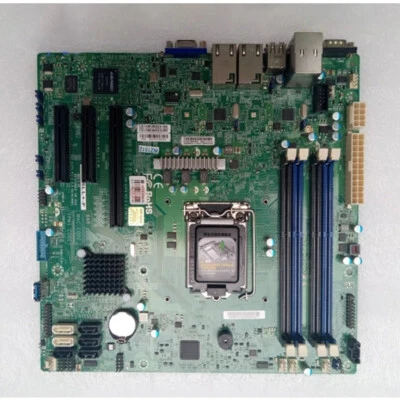 For Supermicro X10SLL+-F Server Motherboard Single socket H3 DDR3 MicroATX - Image 1 of 4