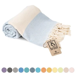TURKISH BEACH TOWEL100% COTTON TRAVEL CAMPING SAUNA YOGA BATH HOME DECOR BLANKET - Picture 1 of 105