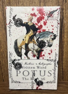 2021 Written Autographs Written Word POTUS The First 36 Unopened Box SEALED - Picture 1 of 2