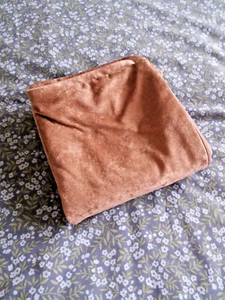 Dunelm cushion covers pink velour 2 off - Picture 1 of 3