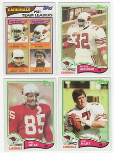 Juego de 16 tarjetas 1982 Topps Football St Louis Cardinals - B - Imagen 1 de 1