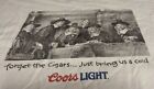 VTG 90s The Coors Light Channel graphic single stitch t-shirt XL funny graphics