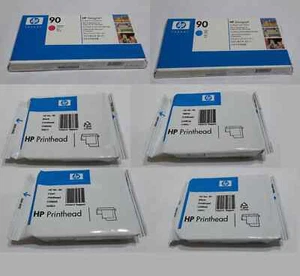 Original HP 90 Druckkopf Printhead and Cleaner HP Designjet 4000 4500 - Bild 1 von 52
