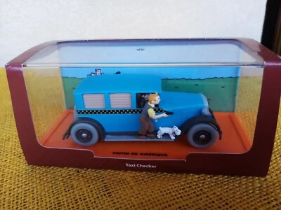 modellino 1/43 Tin Tin con auto. In confezione Originale.  - Immagine 1 di 4