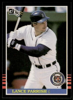 1985 Donruss Lance Parrish #49 Detroit Tigers - Image 1 of 2