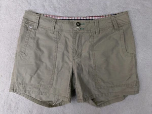 Horny Toad Womens 4 Beige Shorts Hiking Organic Cotton Blend - Picture 1 of 8