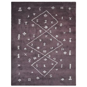 Hand Knotted Loom Silk Mix Area Rug Contemporary Brown Beige BBH Homes BBLSM61 - Picture 1 of 8