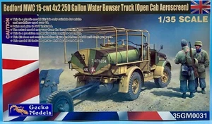Gecko Models 35GM0031 1/35 Bedford MWC 15-cwt 4x2 200 Gallon Water Bowser Truck - Picture 1 of 3