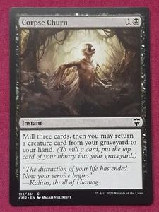 Magic The Gathering COMMANDER LEGENDS CMR CORPSE CHURN black card MTG - Picture 1 of 2