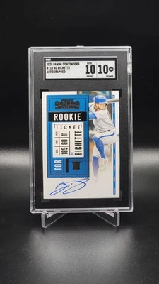 Bo Bichette 2020 Panini Contenders Rookie Ticket Auto SGC 10 /10 Gem Mint - Image 1 of 2