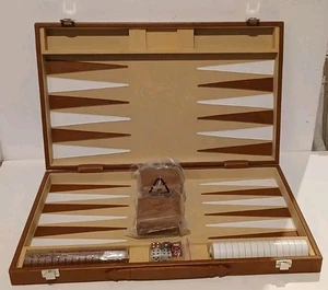 B-Square Luxury Large Backgammon Set - NEW - Picture 1 of 12
