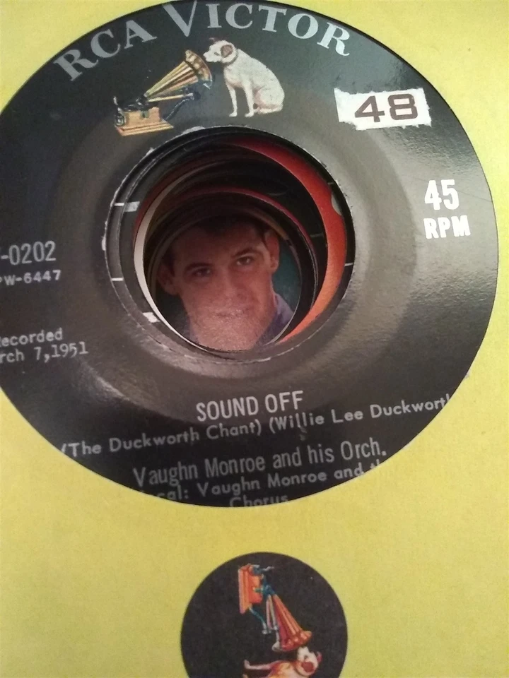 Vaughn Monroe, Sound Off / Tangerine ~ HTF RCA Victor 45 +sleeve - Image 1 of 1