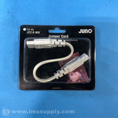 Juno Lighting JC2-8-WH 8" Mini-H Jumper Cord FNFP - Image 1 of 4